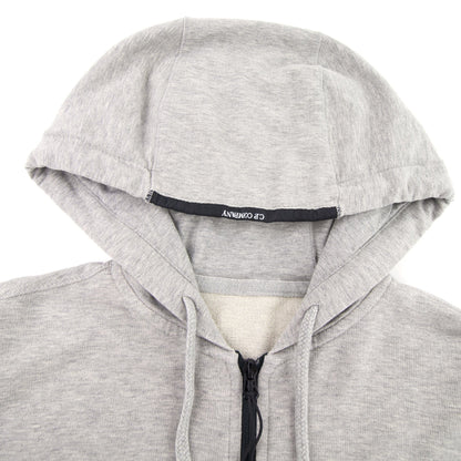 Cp Company Light Fleece Open Hooded Sweatshirt Grey M93