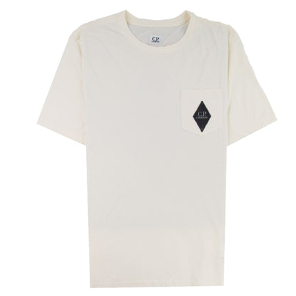 CP Company Diamond Pocket T-shirt Off White 103