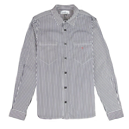 Stone Island Marina Long Sleeve Striped Shirt Blue/white