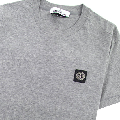 Stone Island 24113 Logo T-shirt Grey V0M64