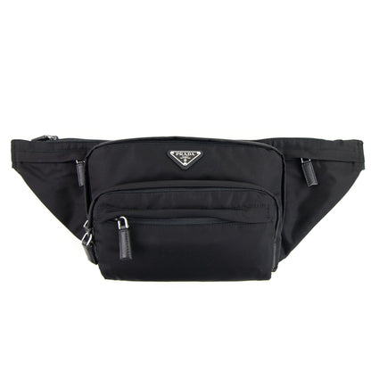 Prada Prada Logo Technical Belt Bag Nero