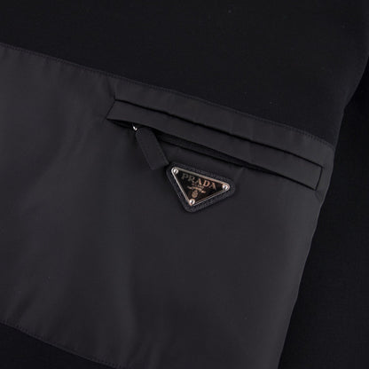 Prada Technical Logo Sweatshirt Black