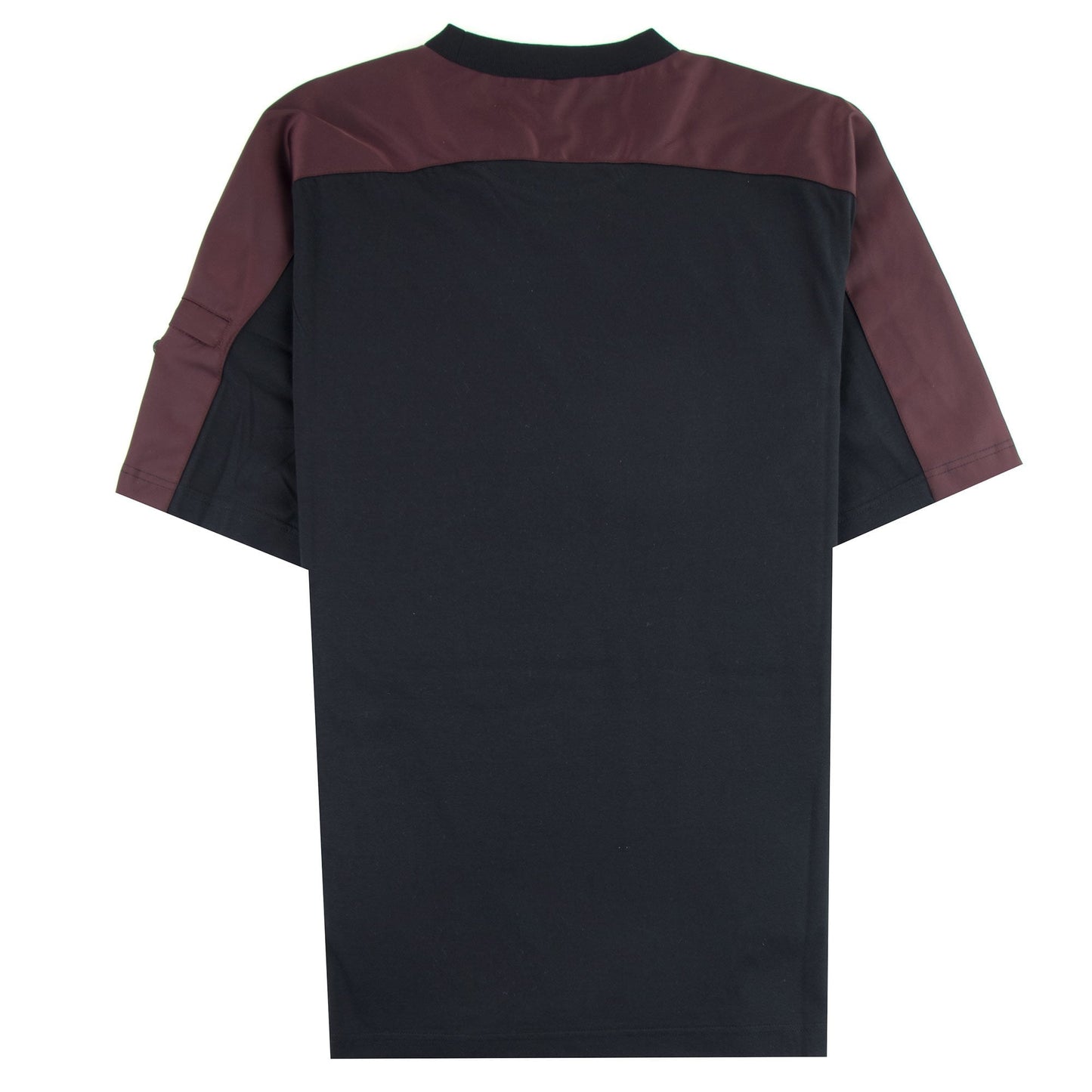 Prada Metal Badge Jersey T-shirt Black