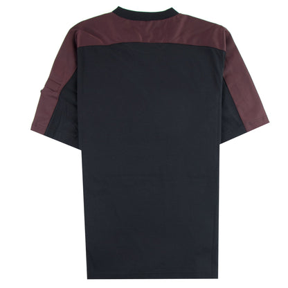 Prada Metal Badge Jersey T-shirt Black