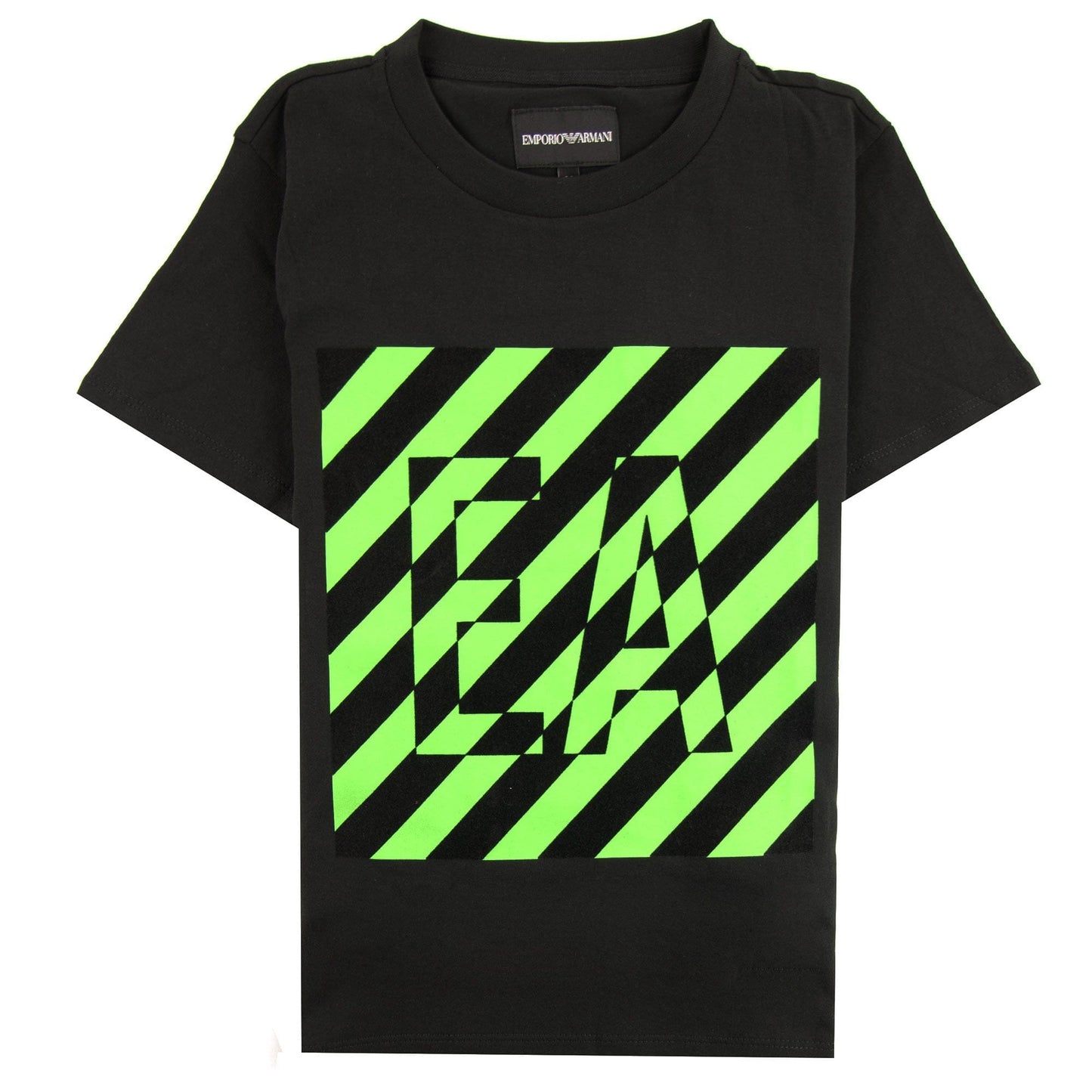 Emporio Armani Jnr Contrasting Logo T-shirt Nero
