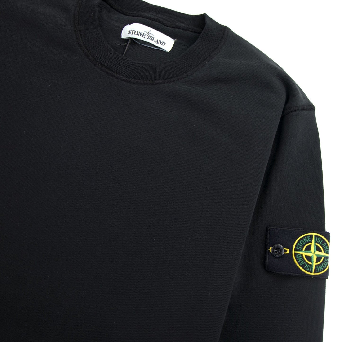Stone Island 63020 Crewneck Sweatshirt Black V0029