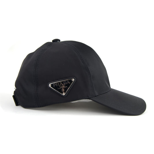 Prada Nylon Baseball Cap Nero