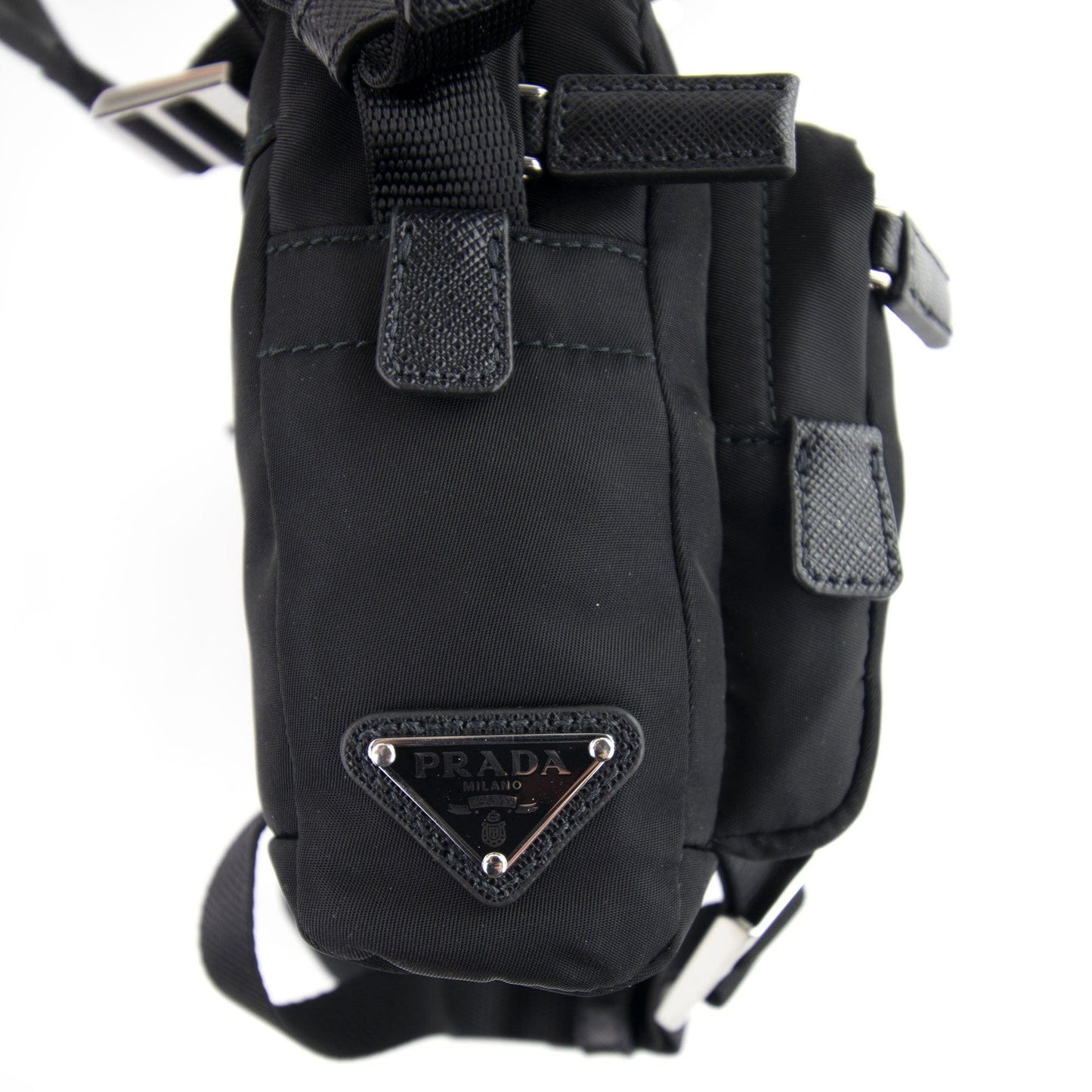 Prada Technical Fabric Cross Body Bag Nero