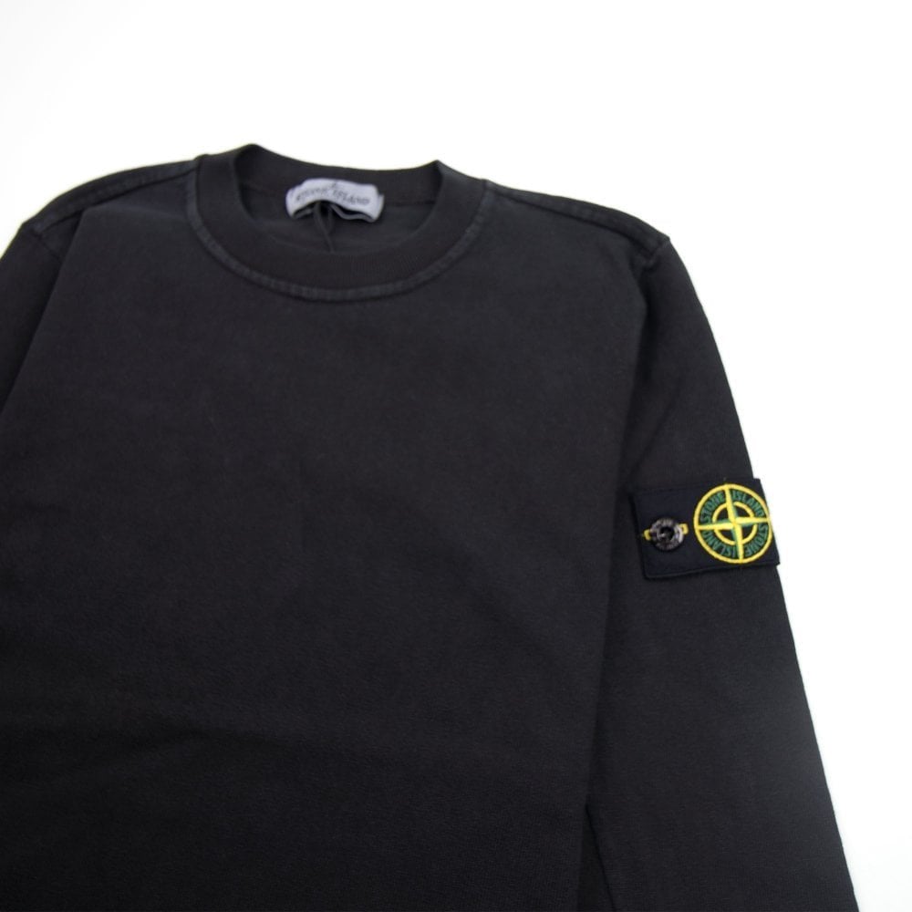 Stone Island Junior Lightweight Crewneck Sweatshirt Black V0129