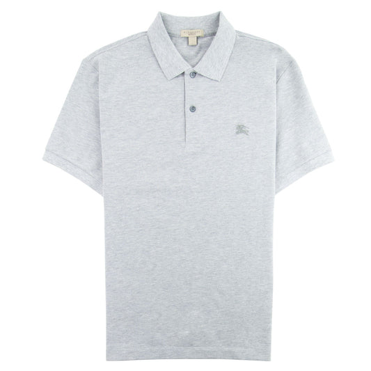 Burberry Oxford Short Sleeve Polo Light Grey