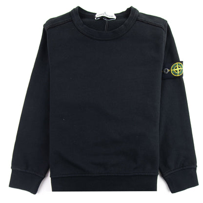 Stone Island Junior Crewneck Sweatshirt Black V0029