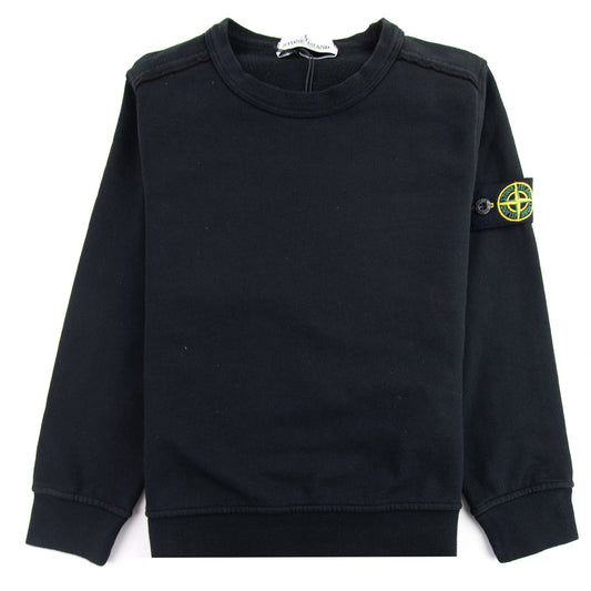 Stone Island Junior Crewneck Sweatshirt Black V0029