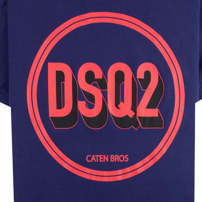 Dsquared2 DSQ2 Circle T-shirt Blue 524