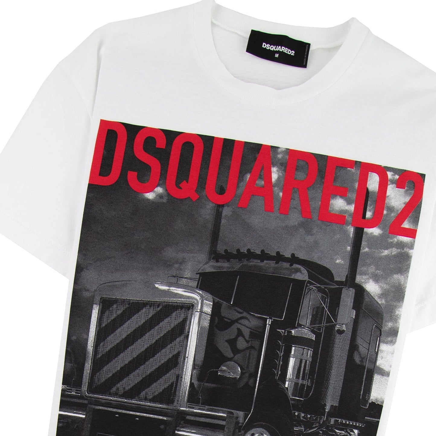 Dsquared2 Truck Convoy T-shirt White 100