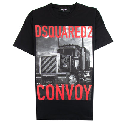 Dsquared2 Truck Convoy T-shirt Black 900