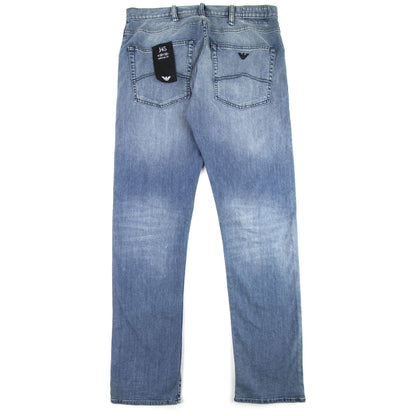 Emporio Armani J45 Lightwash Jeans 0943 Denim Blue