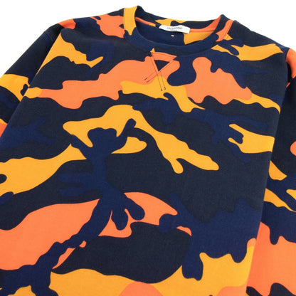 Valentino Camouflage Print Sweater Orange 12z
