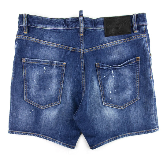 Dsquared2 Dan Commando Denim Shorts Blue