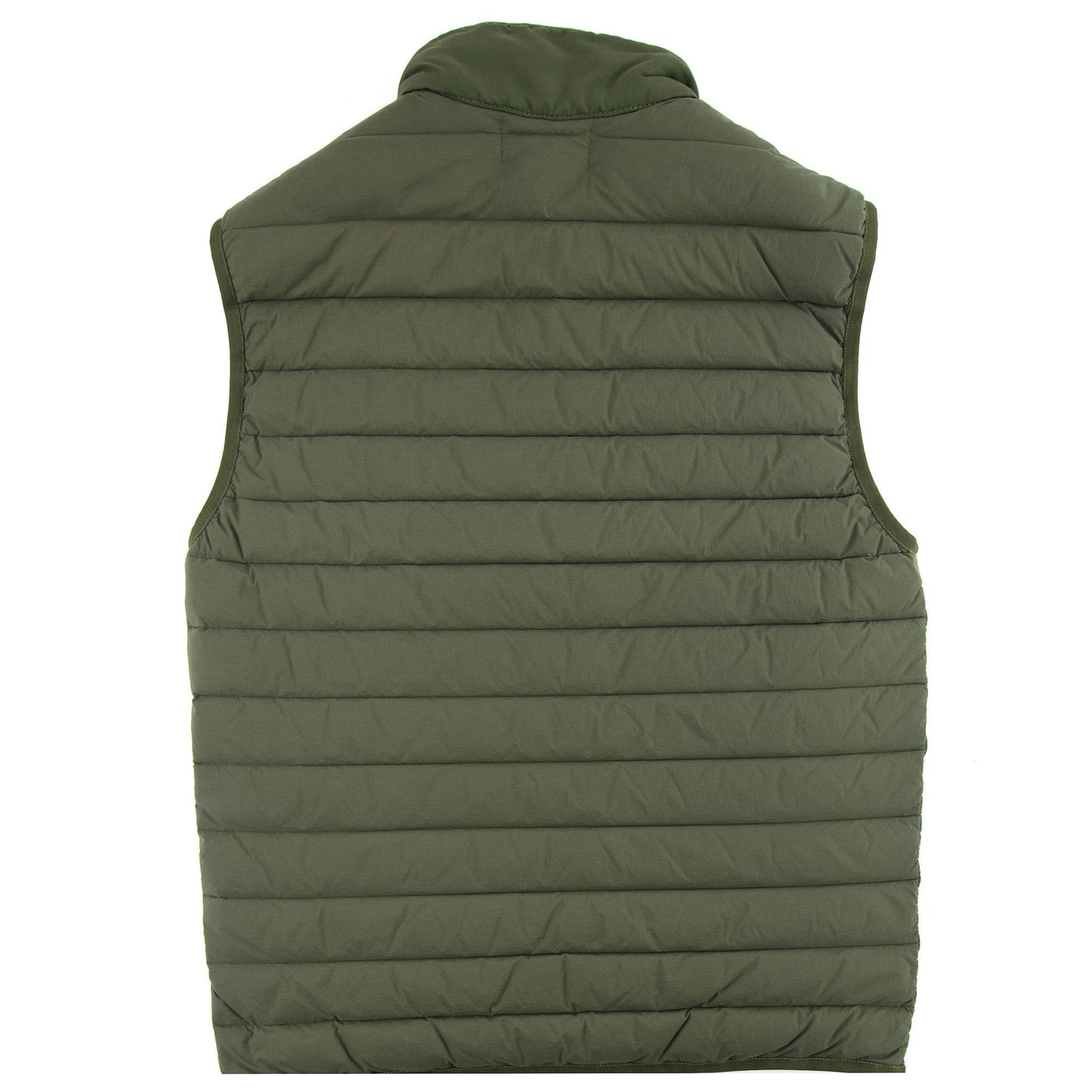 Stone Island G0125 Loom Woven Lightweight Down Gilet Khaki V0058