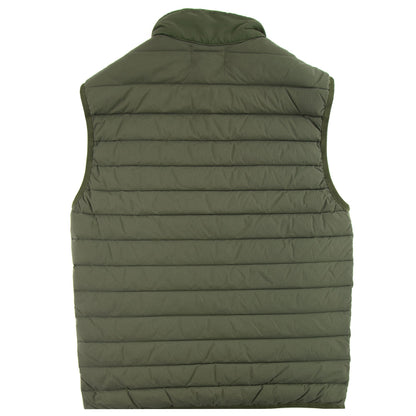 Stone Island G0125 Loom Woven Lightweight Down Gilet Khaki V0058