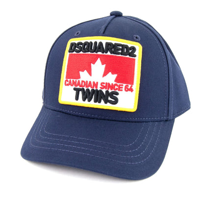 Dsquared2 Kids Twins Patch Cap Navy