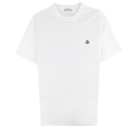 Moncler Maglia Zip Seam T-shirt White 001