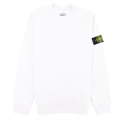 Stone Island 63020 Crewneck Sweatshirt White V0001