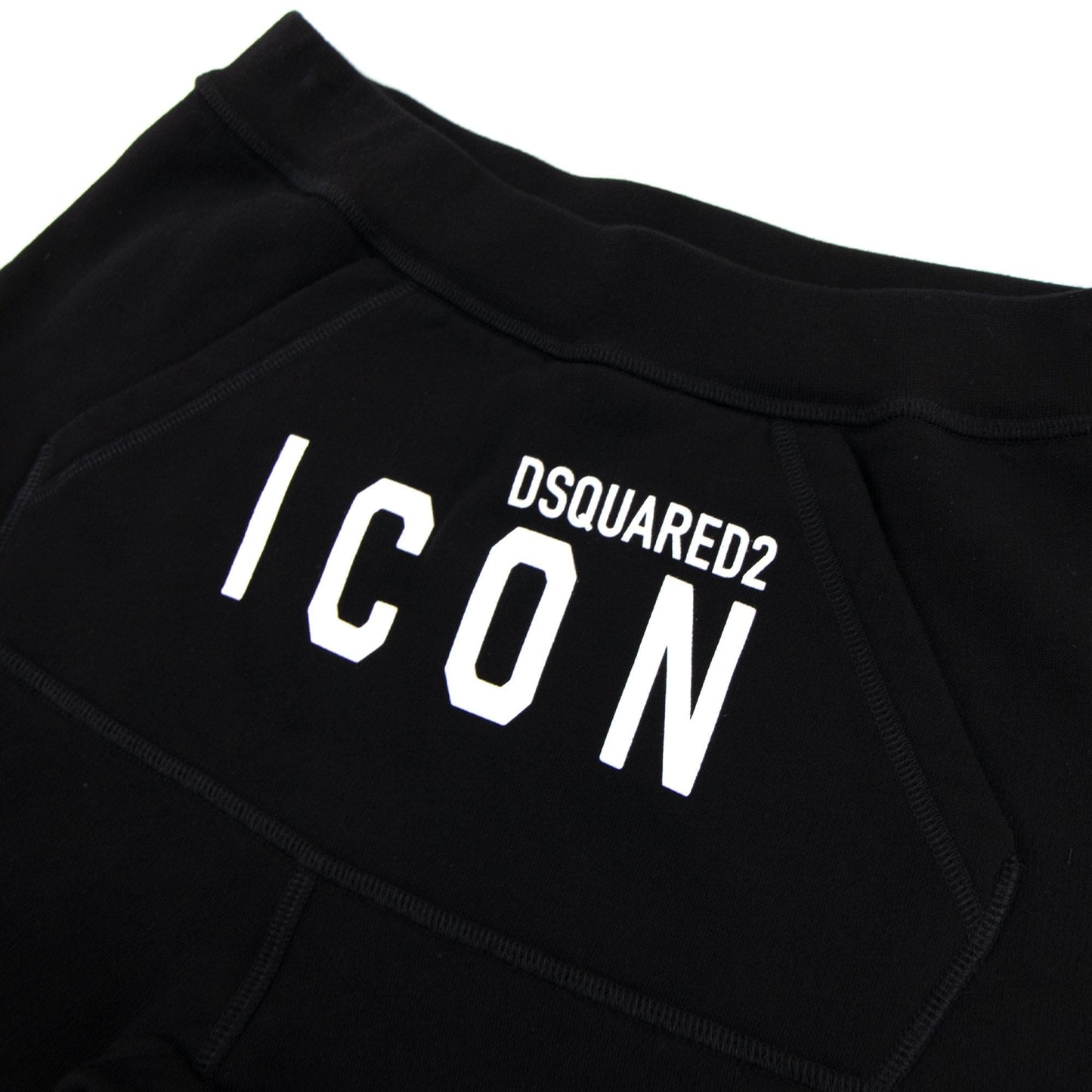 Dsquared2 Icon Sweatpants With Kangaroo Pocket Black