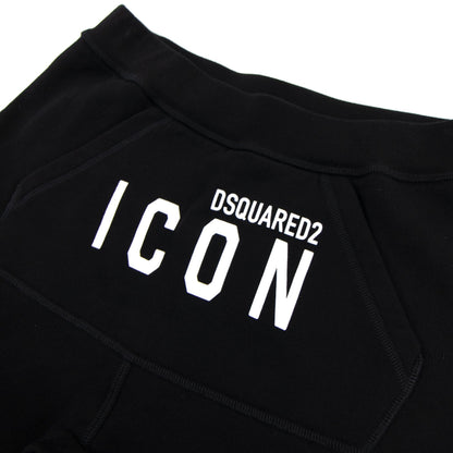 Dsquared2 Icon Sweatpants With Kangaroo Pocket Black