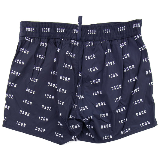 Dsquared2 Logo Swim Shorts Navy