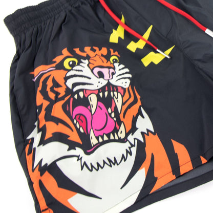 Dsquared2 Tiger Print Shorts Black