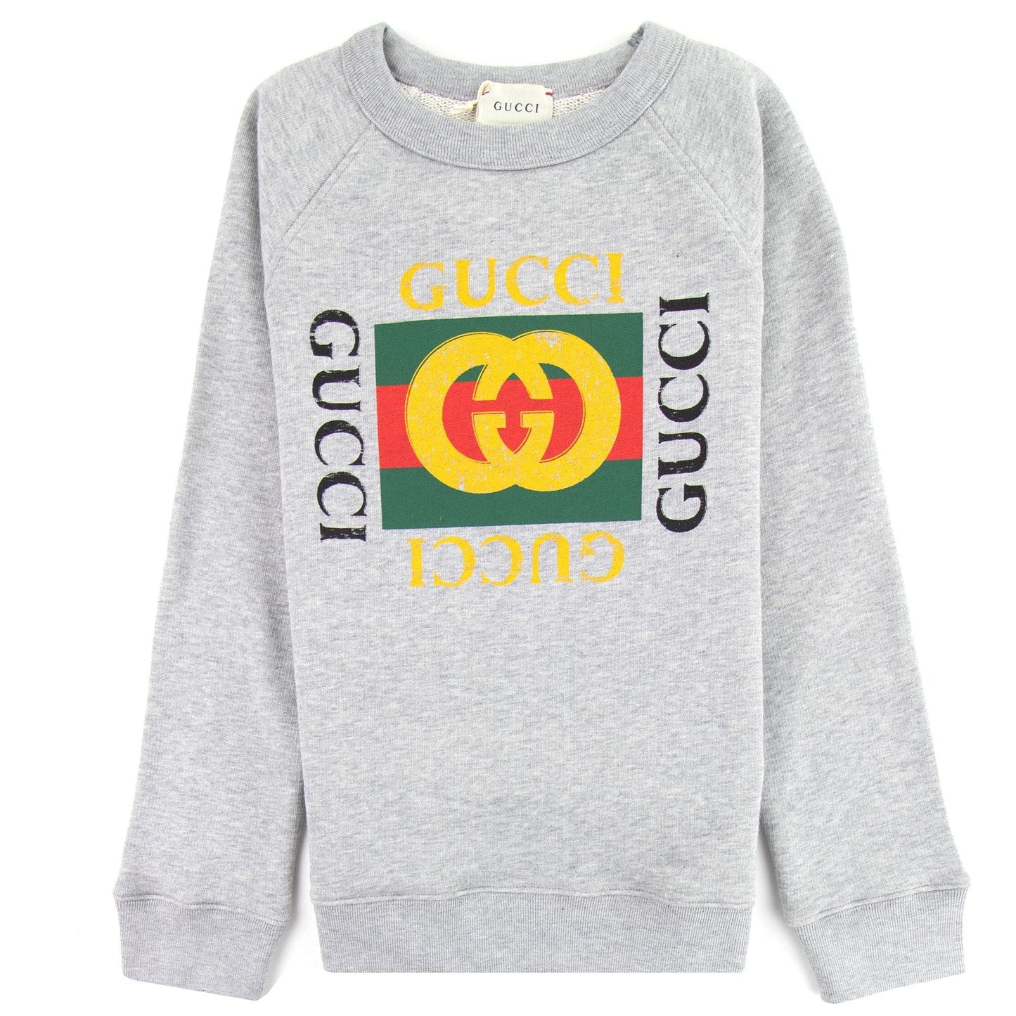 Gucci Junior Gucci Logo Sweatshirt Grey 1676