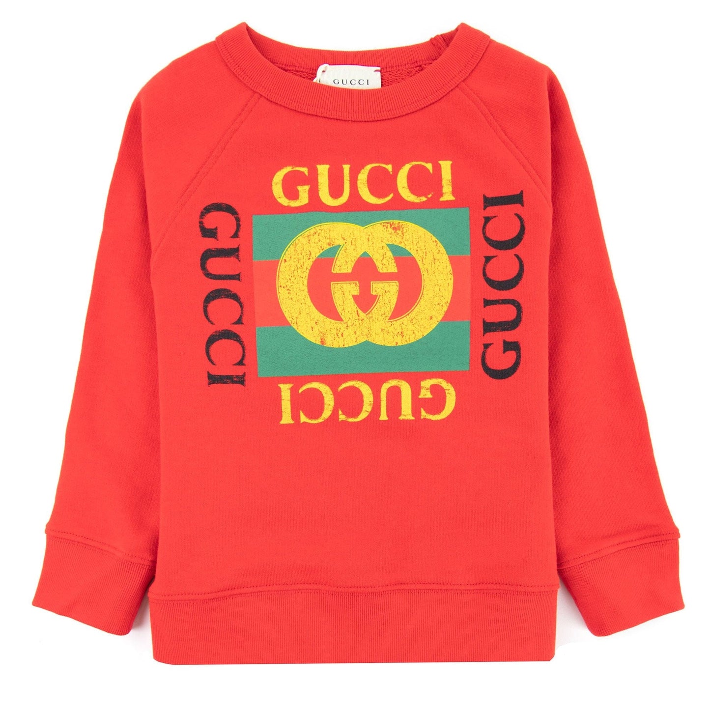 Gucci Junior Gucci Logo Sweatshirt Red 6148
