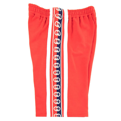Gucci Junior Interlocking G Shorts Red