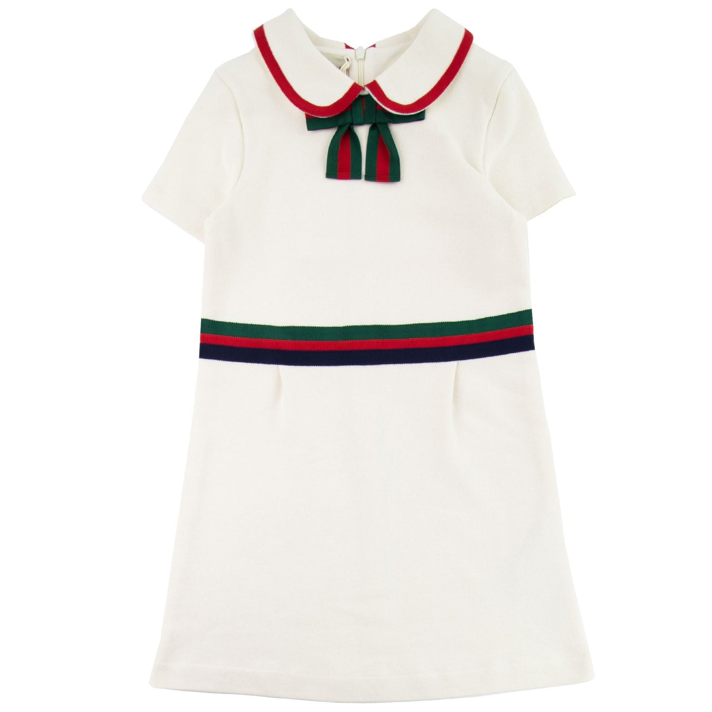 Gucci Junior Bow Dress Cream
