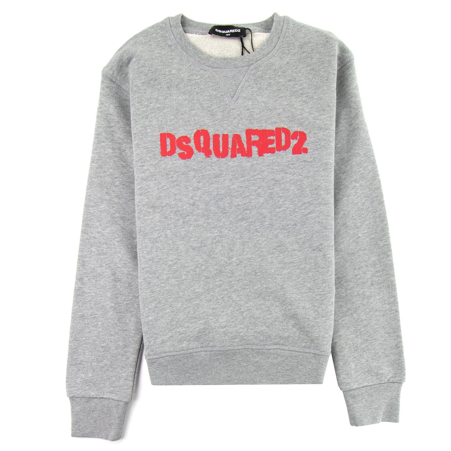 Dsqaured2 Kids Stamped Logo Crewneck Sweatshirt Grey