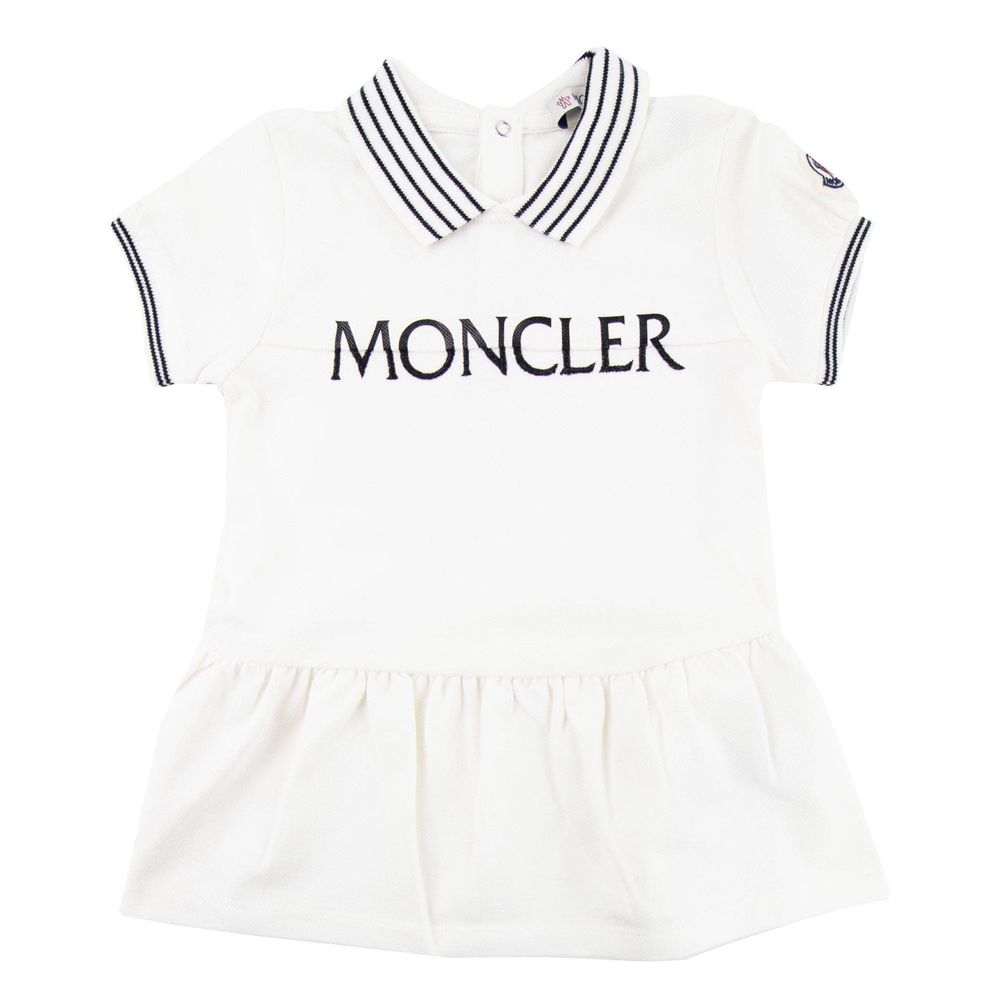 Moncler Junior Logo Skirt All In One White