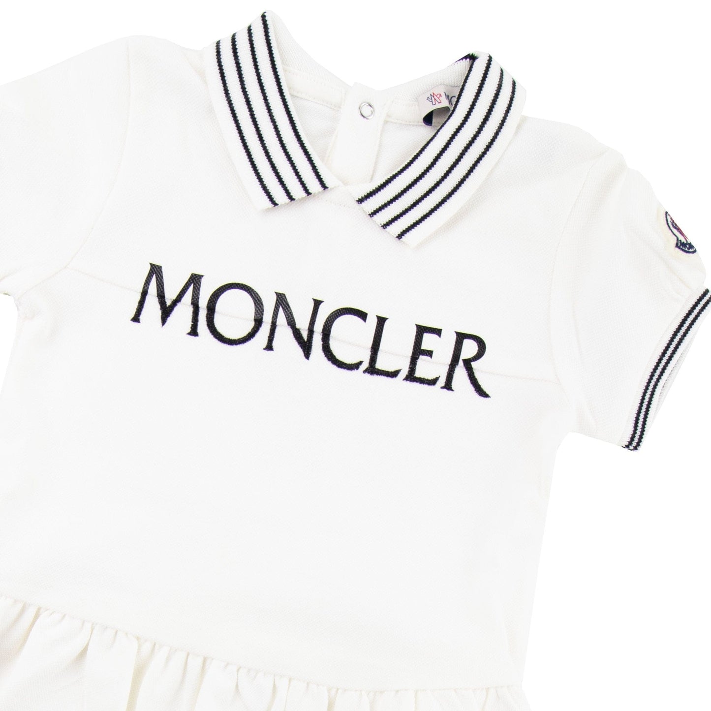Moncler Junior Logo Skirt All In One White