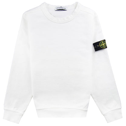 Stone Island Junior 61040 Sweatshirt White