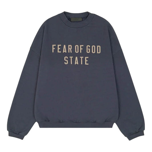 Fear of God Essentials Heavy Fleece Sweatshirt 'Marine' 192HO246234F