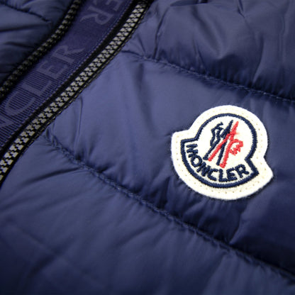 Moncler Junior Christie Hooded Gilet Navy Blue