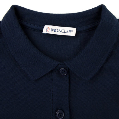 Moncler Junior Abito Maniche Dress Navy