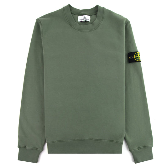 Stone Island 63051 Crewneck Sweatshirt Olive V0058