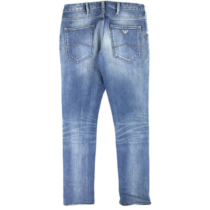 Armani Jeans J06 Stretch Slim Fit Jeans Dark Indigo