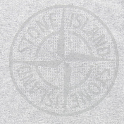 Stone Island Junior 60940 Reflective Logo Sweatshirt Grey V1064