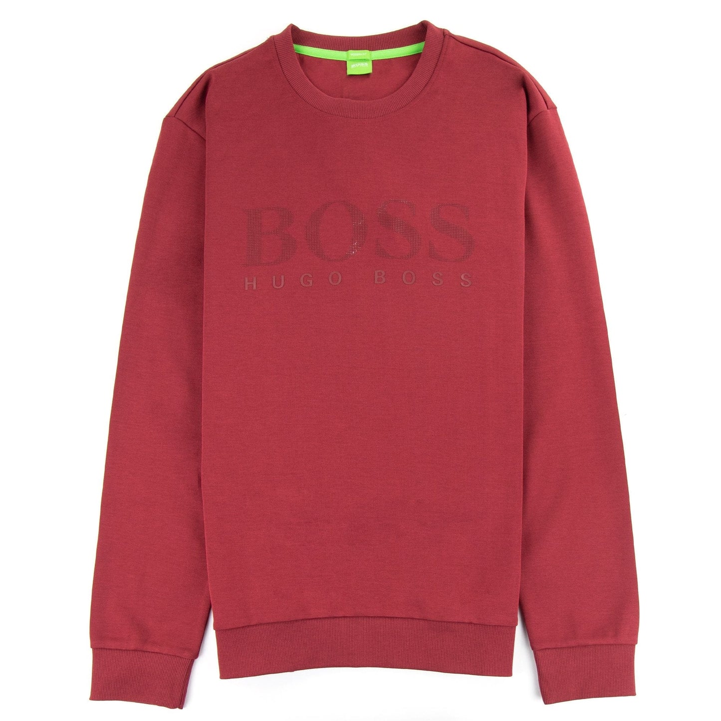 Hugo Boss Salbo Crew Neck Sweatshirt Burgundy