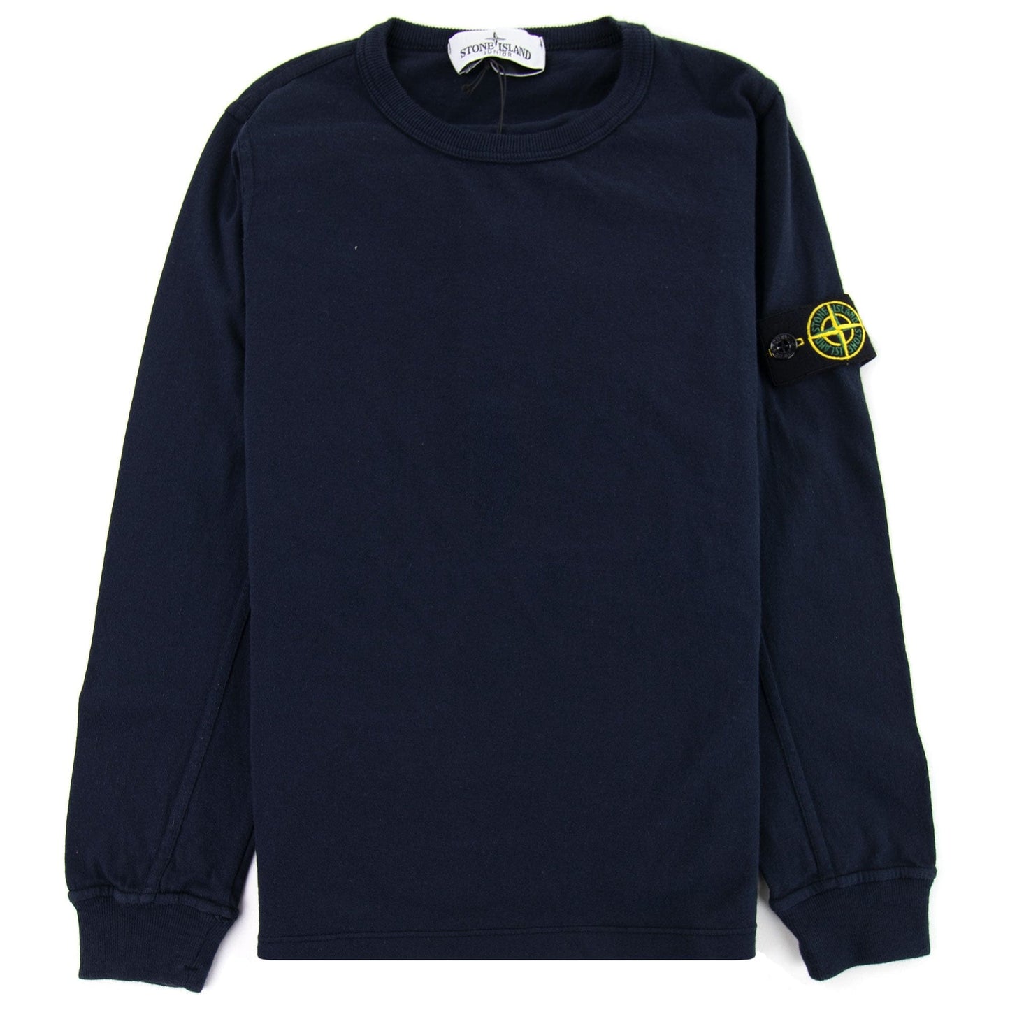 Stone Island Junior 20346 Long Sleeve T-shirt Navy V0020
