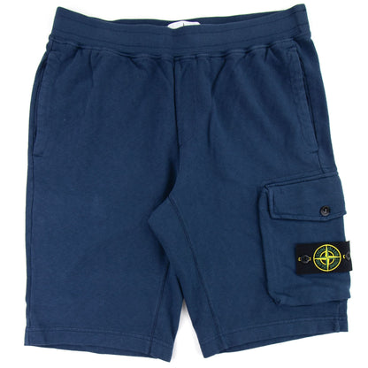 Stone Island 65860 Garment Dyed Shorts Navy V0028