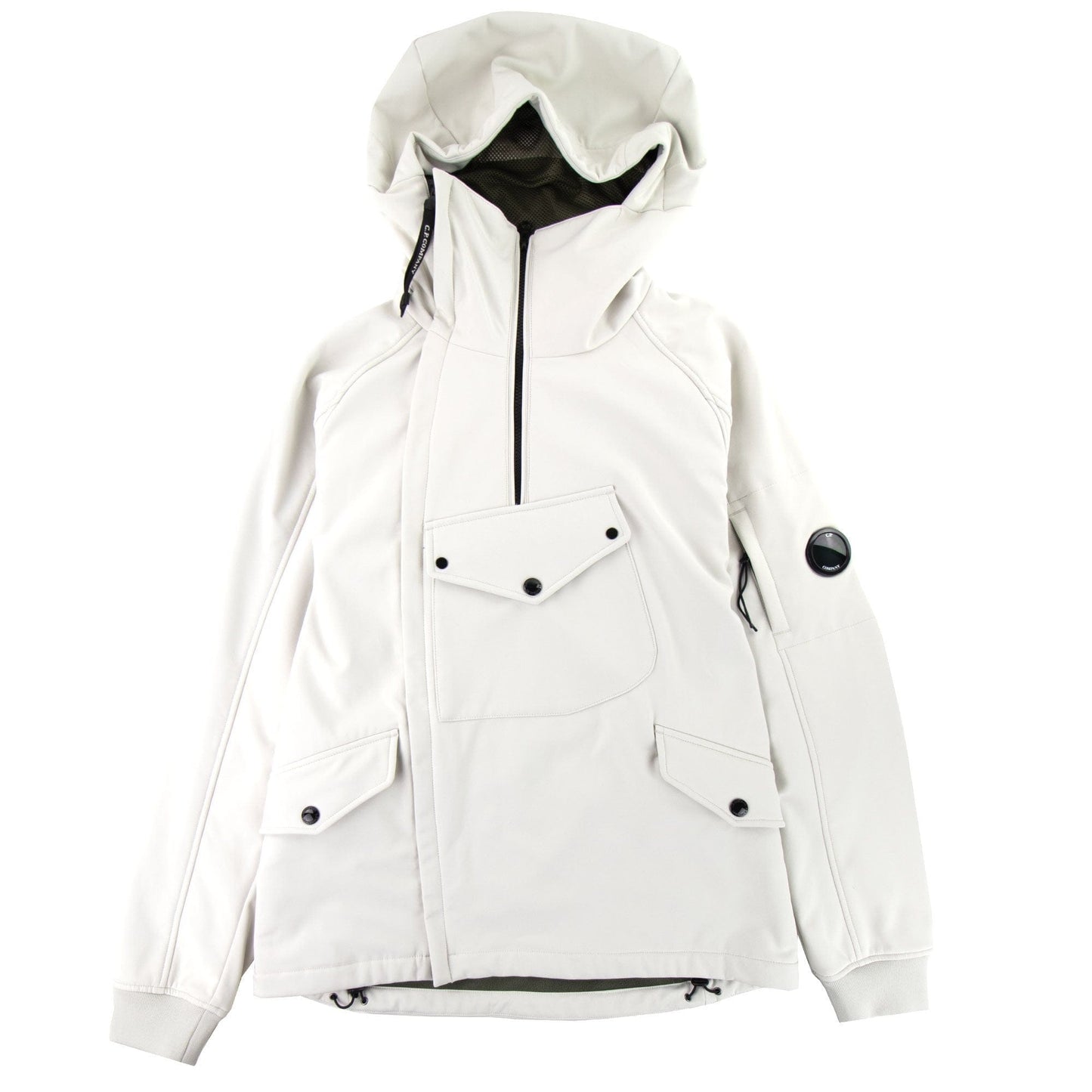 Cp Company Multi Pocket Soft Shell Jacket White
