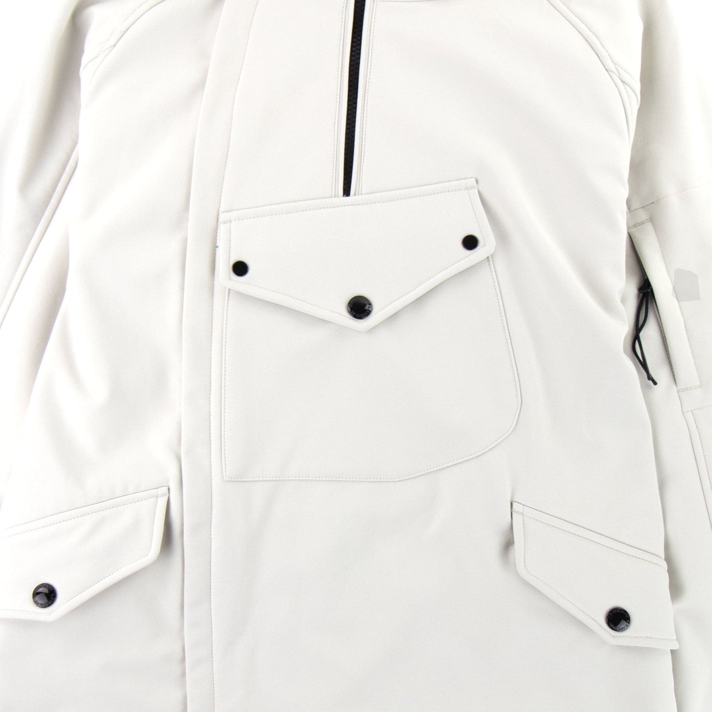 Cp Company Multi Pocket Soft Shell Jacket White